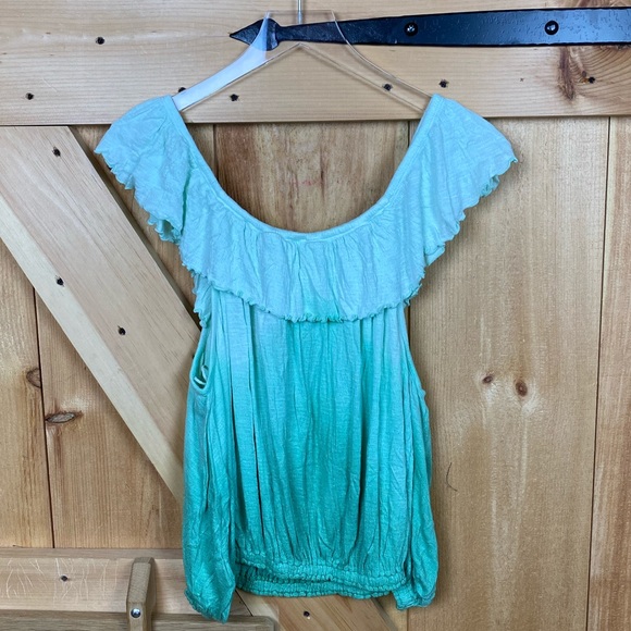 free people | cora lee tee green - Picture 4 of 4